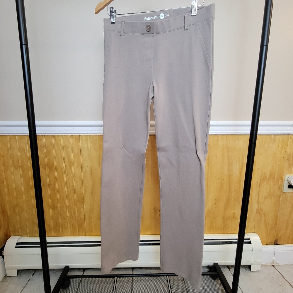 Betabrand Straight Leg Classic Dress Yoga Pant Size M